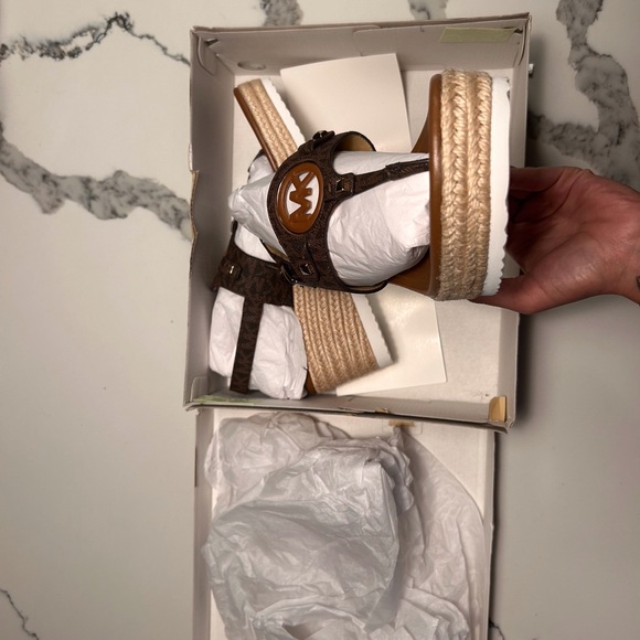 Michael Kors Wedge Sandals - Picture 3 of 9